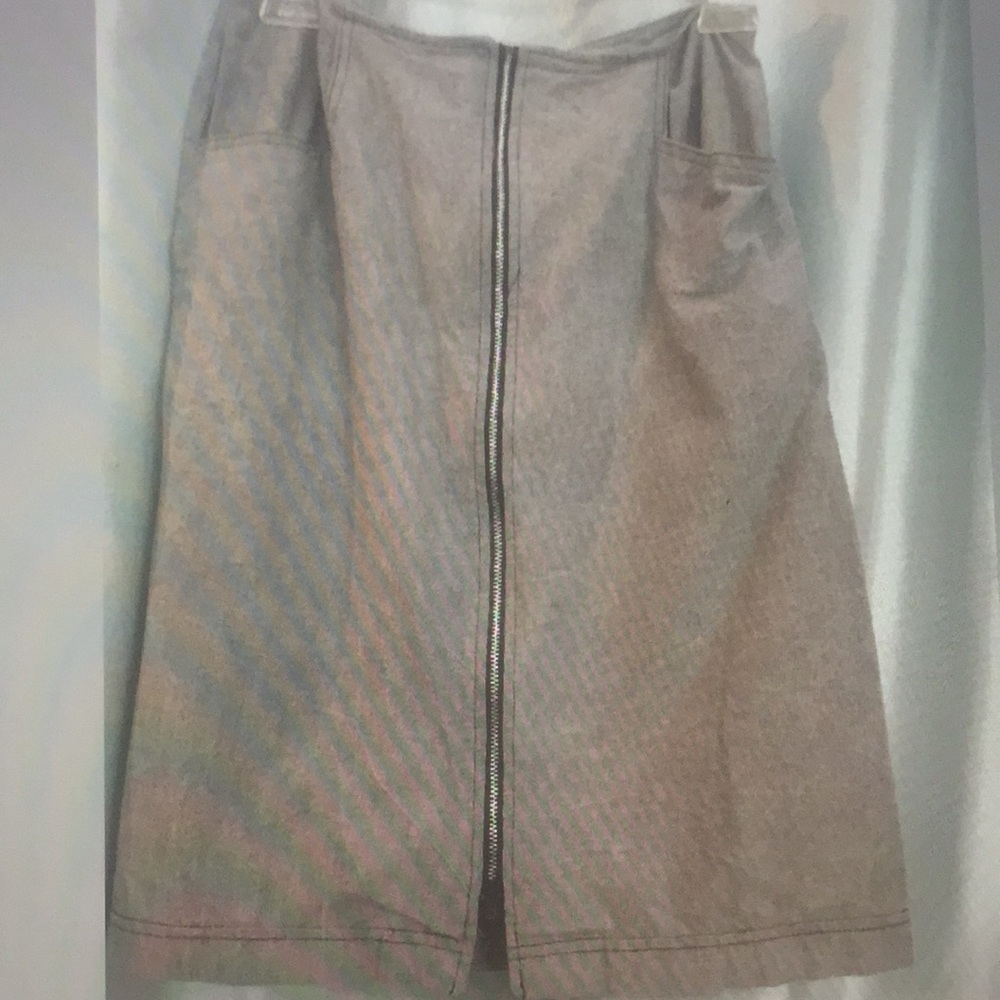 Vintage chic mini skirt 7/8 in grey